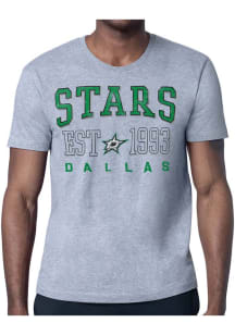 Starter Dallas Stars Grey Retro Short Sleeve T Shirt