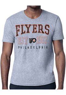 Starter Philadelphia Flyers Grey Retro Short Sleeve T Shirt