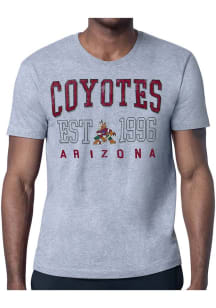 Starter Arizona Coyotes Grey Retro Short Sleeve T Shirt