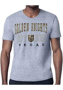 Starter Vegas Golden Knights Grey Retro Short Sleeve T Shirt