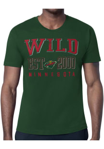 Starter Minnesota Wild Green Retro Short Sleeve T Shirt