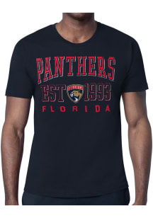 Starter Florida Panthers Navy Blue Retro Short Sleeve T Shirt