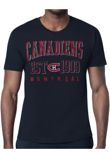 Starter Montreal Canadiens Navy Blue Retro Short Sleeve T Shirt