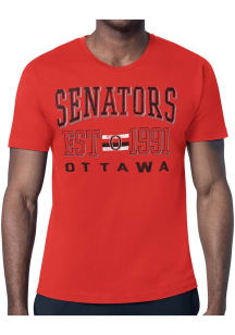 Starter Ottawa Senators Red Retro Short Sleeve T Shirt