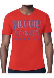 Starter Quebec Nordiques Red Retro Short Sleeve T Shirt