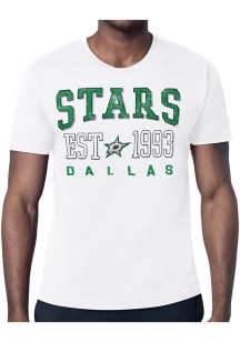 Starter Dallas Stars White Retro Short Sleeve T Shirt