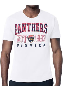 Starter Florida Panthers White Retro Short Sleeve T Shirt