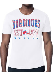 Starter Quebec Nordiques White Retro Short Sleeve T Shirt