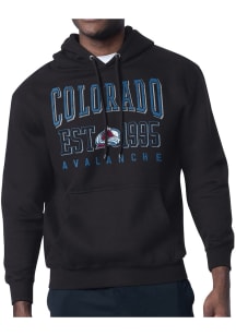 Starter Colorado Avalanche Mens Black Retro Long Sleeve Hoodie