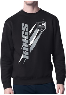 Starter Los Angeles Kings Mens  Color Scratch Long Sleeve Crew Sweatshirt