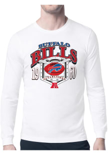 Starter Buffalo Bills White 80s Logo Long Sleeve T Shirt