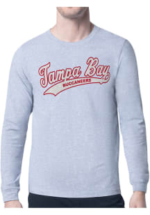 Starter Tampa Bay Buccaneers Grey Tailsweep Long Sleeve T Shirt