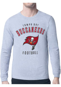 Starter Tampa Bay Buccaneers Grey Logo Long Sleeve T Shirt