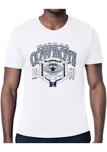 Starter Dallas Cowboys White 80s Logo Short Sleeve T Shirt