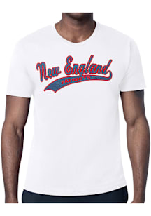 Starter New England Patriots White Tailsweep Short Sleeve T Shirt