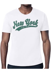 Starter New York Jets White Tailsweep Short Sleeve T Shirt