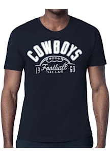 Starter Dallas Cowboys Navy Blue Half Ball Short Sleeve T Shirt