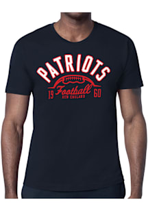 Starter New England Patriots Navy Blue Half Ball Short Sleeve T Shirt
