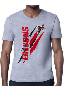 Starter Atlanta Falcons Grey Color Scratch Short Sleeve T Shirt