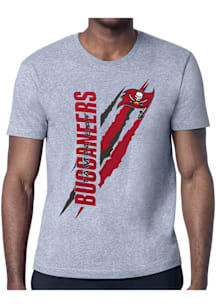 Starter Tampa Bay Buccaneers Grey Color Scratch Short Sleeve T Shirt