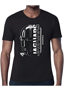 Starter Jacksonville Jaguars Black Half Helmet Short Sleeve T Shirt
