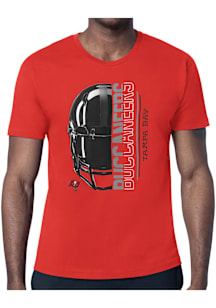 Starter Tampa Bay Buccaneers Red Half Helmet Short Sleeve T Shirt