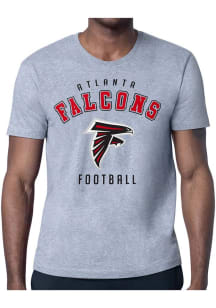 Starter Atlanta Falcons Grey Logo Short Sleeve T Shirt