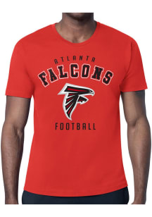 Starter Atlanta Falcons Red Logo Short Sleeve T Shirt