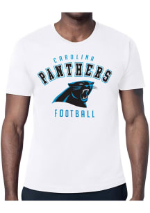 Starter Carolina Panthers White Logo Short Sleeve T Shirt