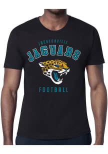 Starter Jacksonville Jaguars Black Logo Short Sleeve T Shirt