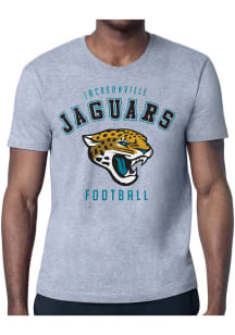 Starter Jacksonville Jaguars Grey Logo Short Sleeve T Shirt