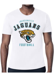 Starter Jacksonville Jaguars White Logo Short Sleeve T Shirt