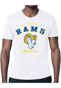 Starter Los Angeles Rams White Logo Short Sleeve T Shirt