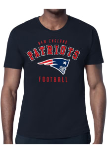 Starter New England Patriots Navy Blue Logo Short Sleeve T Shirt