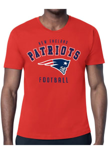 Starter New England Patriots Red Logo Short Sleeve T Shirt