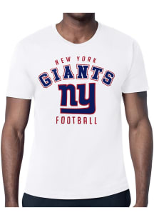 Starter New York Giants White Logo Short Sleeve T Shirt