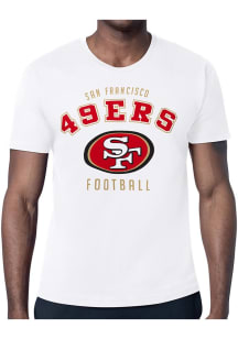 Starter San Francisco 49ers White Logo Short Sleeve T Shirt