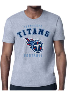 Starter Tennessee Titans Grey Logo Short Sleeve T Shirt