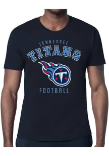 Starter Tennessee Titans Navy Blue Logo Short Sleeve T Shirt