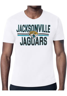 Starter Jacksonville Jaguars White Mesh Logo Short Sleeve T Shirt