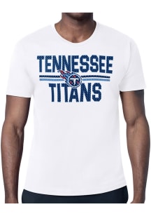 Starter Tennessee Titans White Mesh Logo Short Sleeve T Shirt