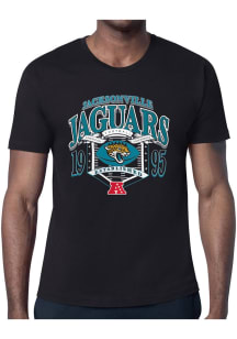 Starter Jacksonville Jaguars Black 80s Logo Short Sleeve T Shirt