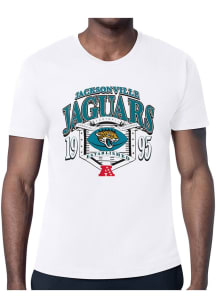 Starter Jacksonville Jaguars White 80s Logo Short Sleeve T Shirt