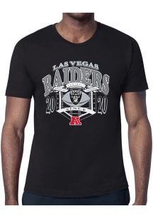 Starter Las Vegas Raiders Black 80s Logo Short Sleeve T Shirt