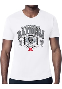 Starter Las Vegas Raiders White 80s Logo Short Sleeve T Shirt