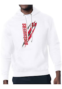 Starter Tampa Bay Buccaneers Mens White Color Scratch Long Sleeve Hoodie