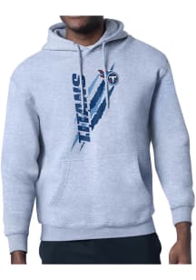 Starter Tennessee Titans Mens Grey Color Scratch Long Sleeve Hoodie