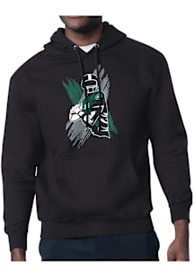 Starter New York Jets Mens Black Player Long Sleeve Hoodie