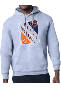 Starter Chicago Bears Mens Grey Shield Long Sleeve Hoodie