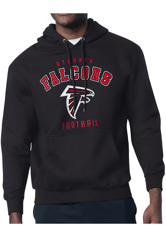 Starter Atlanta Falcons Mens Logo Hoodie BLACK